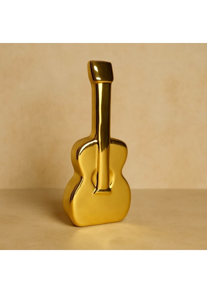 Gold Gitar Seramik Obje modelleri
