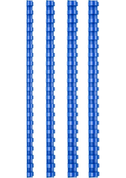 Mavi 22 mm Plastik Spiral 50'li Paket, Kaliteli ve Dayanıklı Altyapı Malzemesi