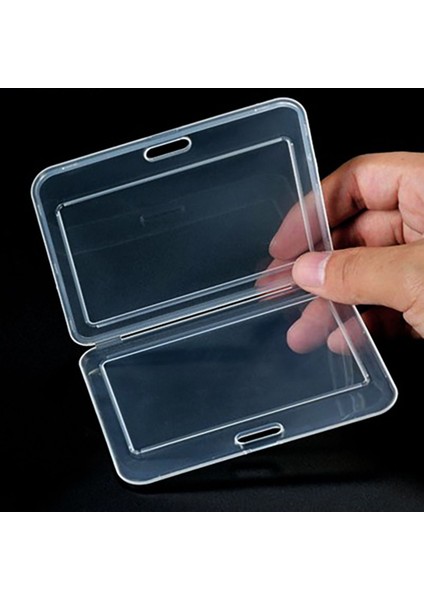 Yatay Şeffaf Kart Kabı Çift Taraflı 85X54MM 5'li Paket fiyatları