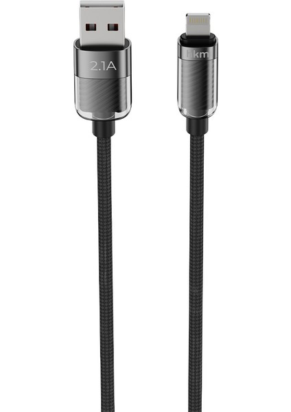 KNIT GLAM 2.1A Hızlı Şarj Destekli, Usb-A To Lightning Şarj ve Data Aktarım Kablosu, 1 Metre modelleri