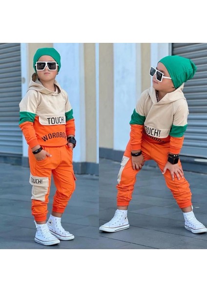 Erkek Çocuk Eşofman Takımı Rahat ve Şık Tasarım Nefes Alabilen Kumaş