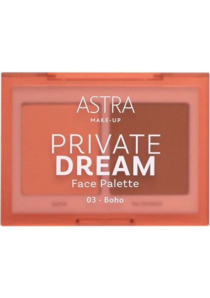 Make-Up Private Dream Yüz Paleti -03 Boho