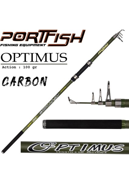Portfish Optimus 300 cm Olta Kamışı 100 gr