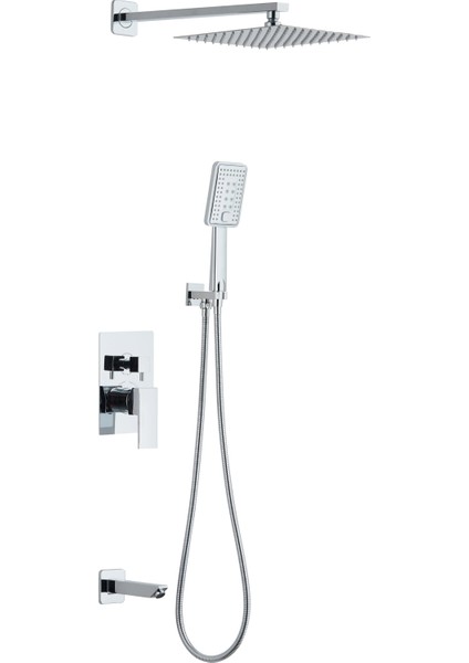 Solo Ankastre Duş Sistemi Krom D.050