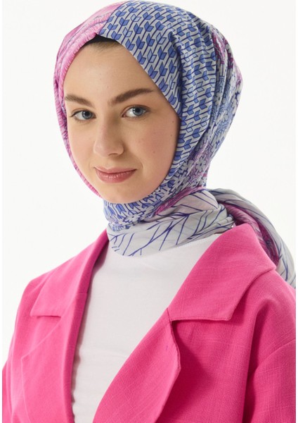Sahra Desenli Pembe Pamuklu Şal indirimleri