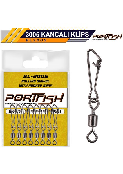 BL-3005 Kancalı Klips