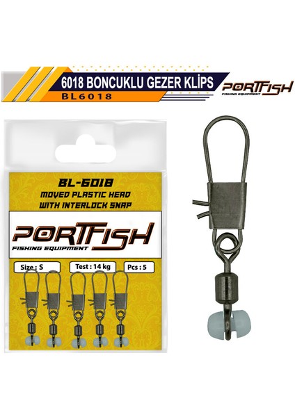 BL-6018 Boncuklu Gezer Klips