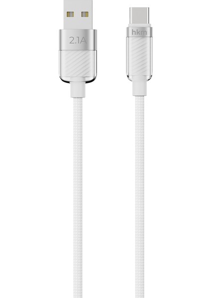 KNIT GLAM 2.1A Hızlı Şarj Destekli, Usb-A To Type-C Şarj ve Data Aktarım Kablosu, 1 Metre fiyatları