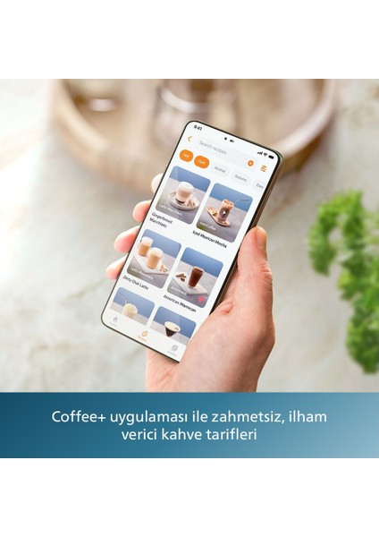 EP3347/90 3300 Serisi LatteGo Tam Otomatik Espresso Makinesi, AquaClean Filtre, 6 İçecek, SilentBrew, Siyah Krom, fırsatları