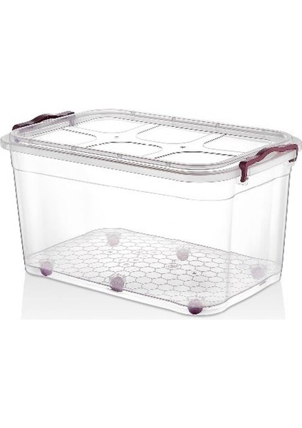 Plastik Poly Time Mega Tekerlekli Saklama Kabı Multibox 90 Lt