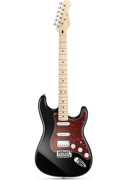 Donner DST-152B Elektro Gitar (Siyah)