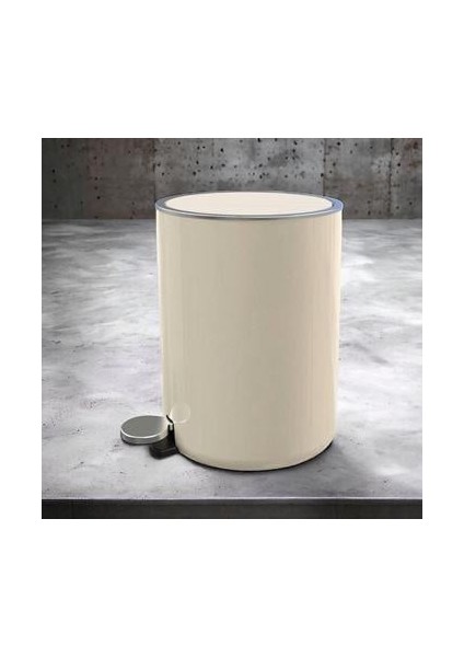 Primanova M-E66-09 Lenox Bej Pedallı Çöp Kovası 5 Lt. modelleri