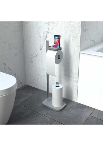 Sui Tuvalet Kağıtlık Gri