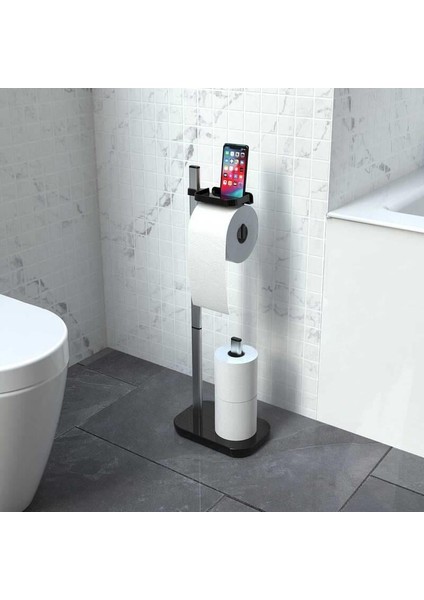 Sui Tuvalet Kağıtlık Siyah