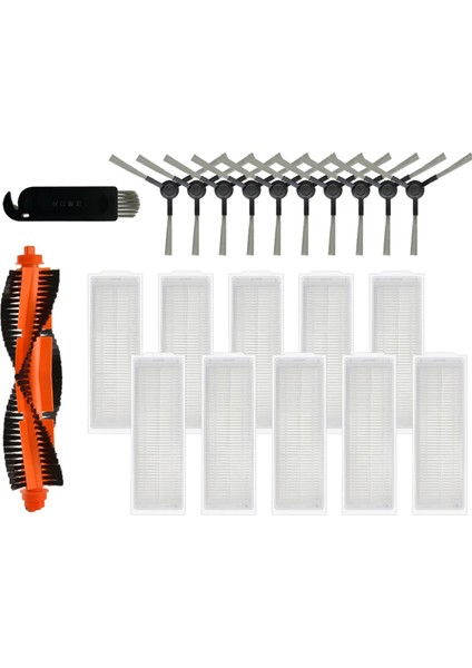 Xiaomi Mijia STYJ02YM / Viomi V2 / V2 Pro / V3 Ana Yan Fırça Filtresi Vakum Parçaları Için Conga 3290 / 3490 / 3690 (Yurt Dışından)