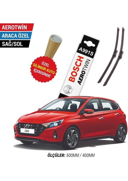 Hyundai I20 Silecek (2021-2023) Bosch Aerotwin A991S