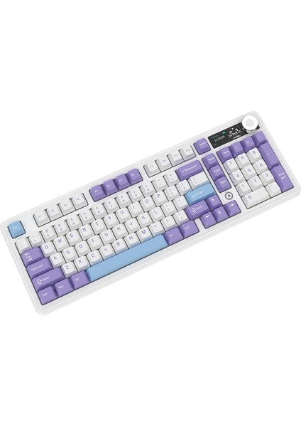 AK980 3 Modlu Hot-Swap Tft Ekranlı Mekanik Oyun KLAVYESI-8.000 Mah Batarya Dinamik Rgb fırsatları