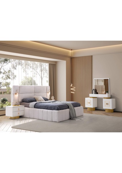 Arizona Balkonlu Yatak Odası Takımı %100 Mdf fiyatları