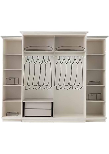 Arizona Balkonlu Yatak Odası Takımı %100 Mdf fırsatları