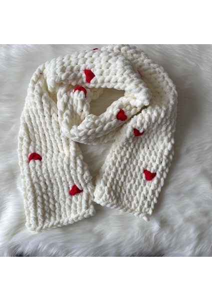 El Örgüsü Puffy Atkı