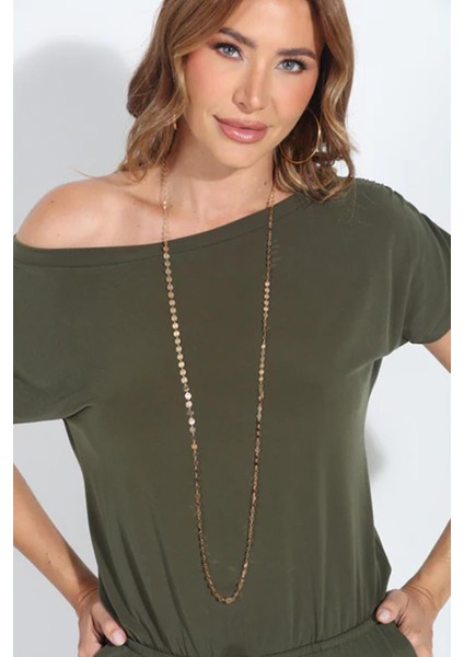 Uzun Altın Kaplama Disk Zincir Kolye fiyatları