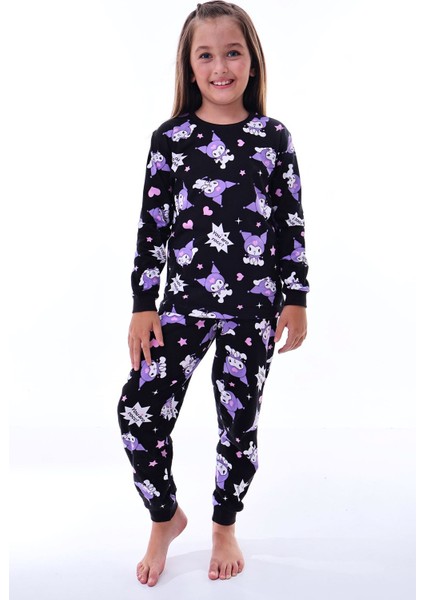 2'li Sevimli Sky ve Mixed Kuromi Desenli Kız Çocuk Pijama Takımı indirimleri