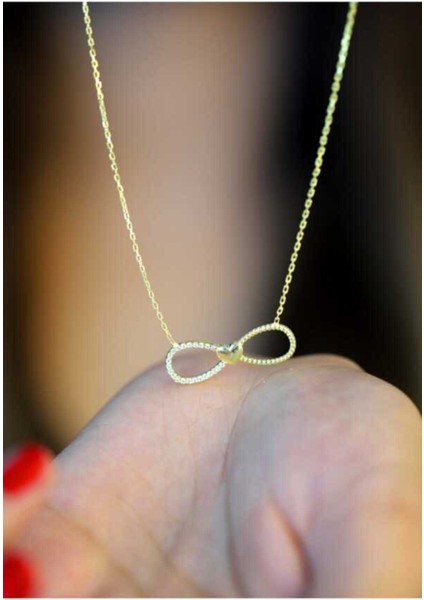 925 Ayar Zirkon Taşlı Sonsuzluk Model Hayalet Kolye modelleri