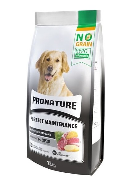 Hipoalerjenik Tahılsız Kuzu Eti Enginar ve Patatesli Yetişkin Köpek Maması 12kg fiyatları