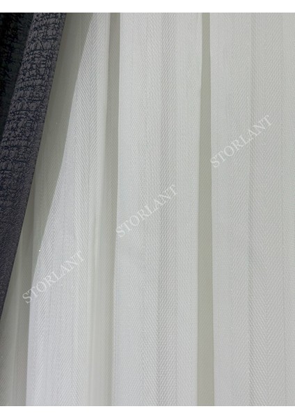 Soft Zigzag Bambu Düz Tül Perde 1/3 Sık Pileli, Ütü Gerektirmez | En Çok Tercih Edilen Model fırsatları