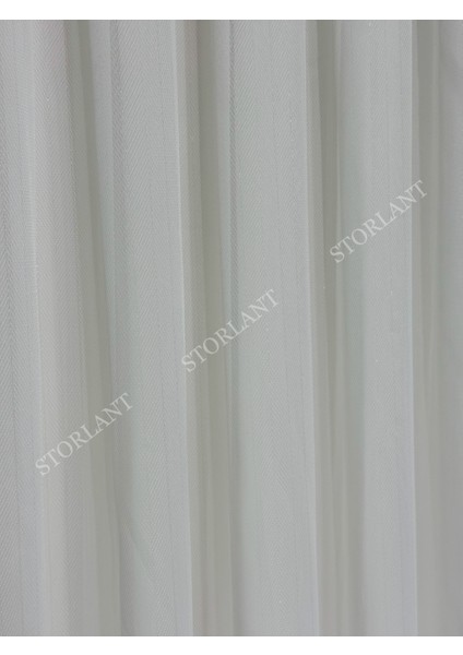 Soft Zigzag Bambu Düz Tül Perde 1/3 Sık Pileli, Ütü Gerektirmez | En Çok Tercih Edilen Model