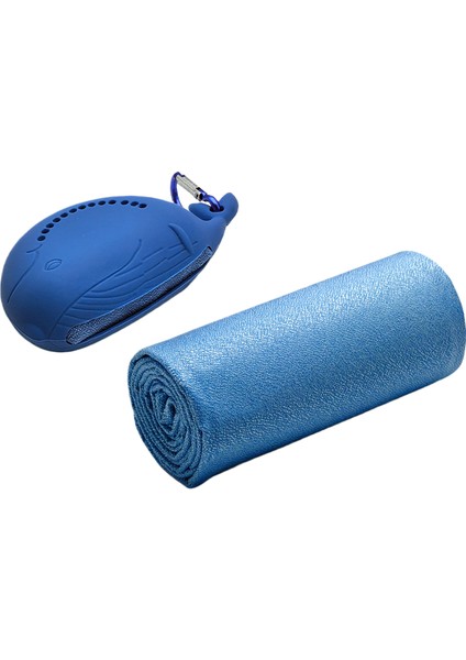 Sevimli Küçük Balina Spor Hızlı Kuru Taşınabilir Silikon Havlu (Yurt Dışından)
