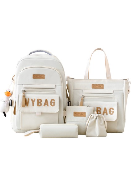 Öğrenci Okul Çantası Seti Büyük Kapasiteli Omuz Çantası (Yurt Dışından)