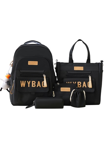 Öğrenci Okul Çantası Seti Büyük Kapasiteli Omuz Çantası (Yurt Dışından)