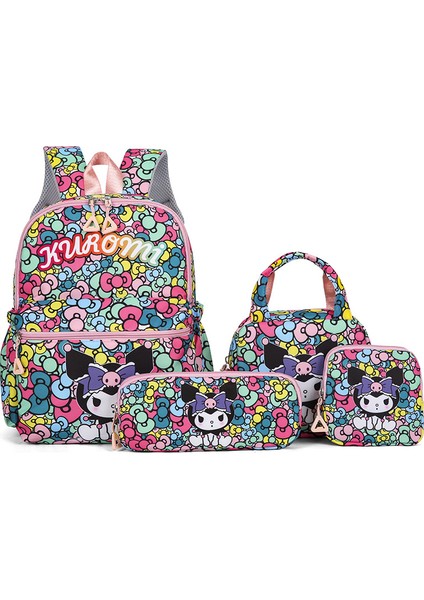 Çocuk Çizgi Film Sevimli Okul Çantası Dört Set (Yurt Dışından)