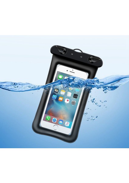 7,2 Inç Altı Cep Telefonu Için Yüzen Hava Yastıklı Su Geçirmez Çanta, Plaj Havuzu Telefon Askılı Kuru Çanta - Göl Mavisi (Yurt Dışından) modelleri