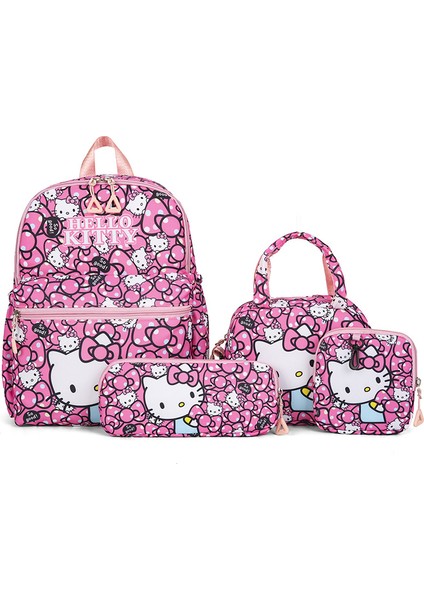 Çocuk Çizgi Film Sevimli Okul Çantası Dört Set (Yurt Dışından)