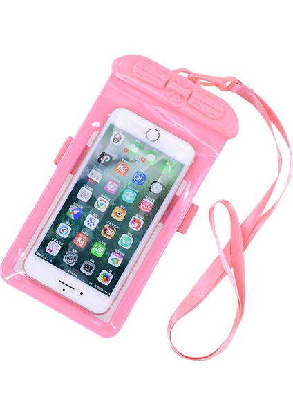 T-35N 5,2-6,44 Inç Cep Telefonu Çantası Su Geçirmez Evrensel Plaj Havuzu Yüzme Telefon Kılıfı Askılı, Beden L-Pembe (Yurt Dışından) fiyatları