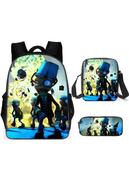 Zombies Vintage Öğrenci Okul Çantası (Yurt Dışından)