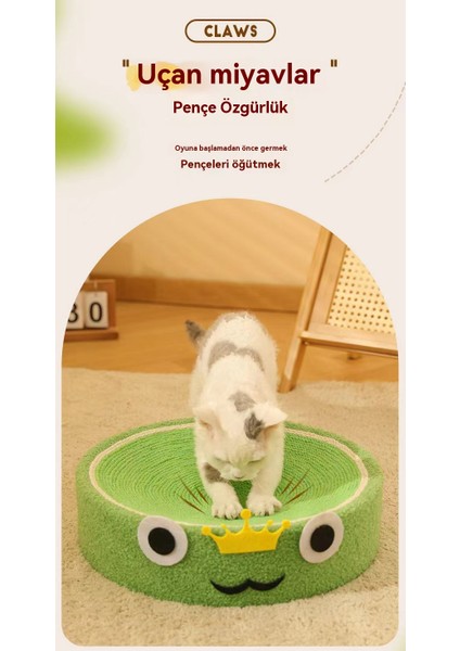 Çalıya Da Lı ve Aşınmaya Da Lı Ev Sisal Yuvarlak Kedi Tutamaklı Kedi Yuvası (Yurt Dışından) indirimleri