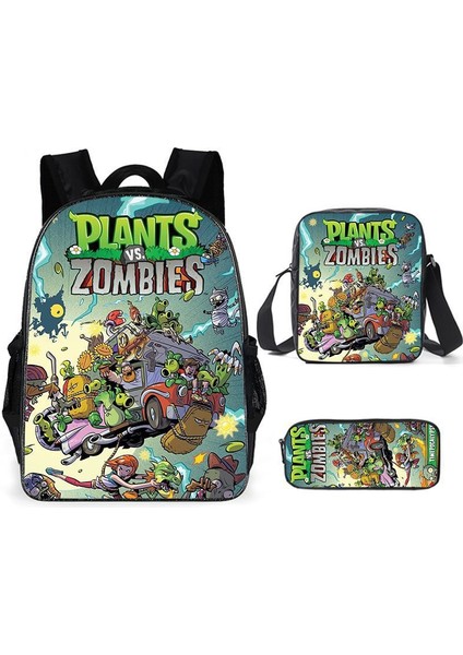 Zombies Vintage Öğrenci Okul Çantası (Yurt Dışından)