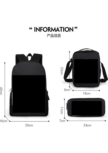 Zombies Vintage Öğrenci Okul Çantası (Yurt Dışından) fiyatları