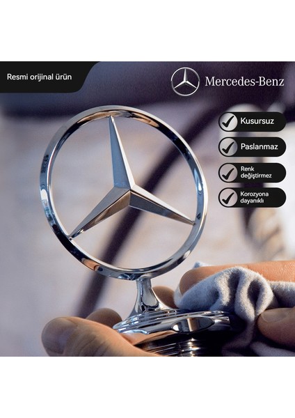 Mercedes-Benz Ön Standart E-Sınıfı E300L Modifiye C Sınıfı C200L Araç Standardı S Sınıfı S350 Kaput Ön Logosu (Yurt Dışından) fiyatları