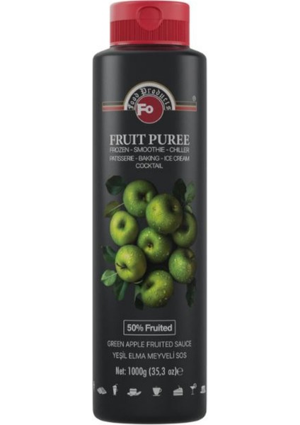 Yeşil Elma Meyveli Sos Frozen 1 kg