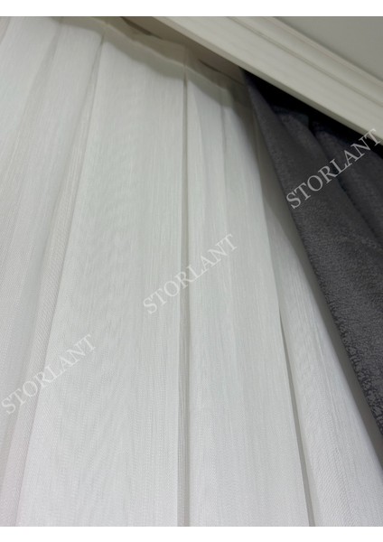 Soft Bambu Ağır Gramajlı 1/3 Sık Pileli Ütü Gerektirmez Tül Perde | En Çok Tercih Edilen Model modelleri