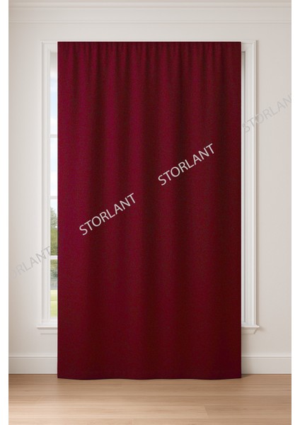 Düz Pile Bordo Blackout Karartma Perde – Işık Geçirmez L Tüm Odalara Karanlık Katar! Favori Ürün
