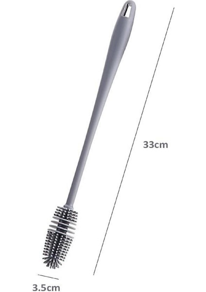 Silikon Fırça Matara Biberon Emzik Temizleyici Kavanoz Termos Suluk Yağ Şişe Temizleme Fırçası modelleri