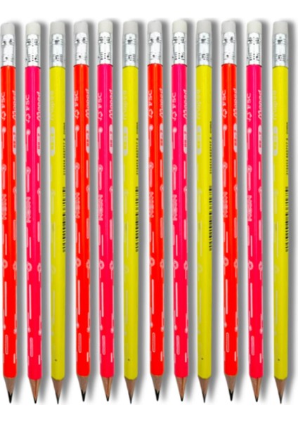 Black Peps Neon Silgili Hb Kurşun Kalem (853789FC) 12 Adet