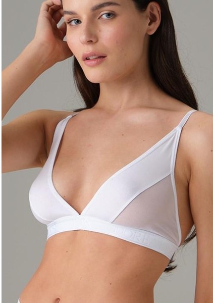 Kadın Yarı Transparan Üçgen Sütyen 5553 fiyatları
