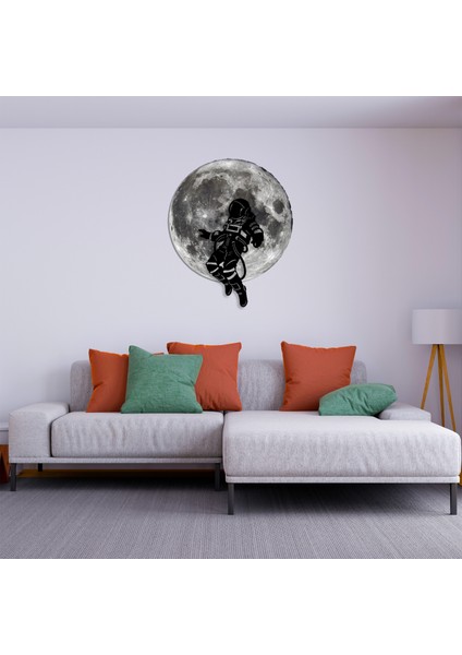 Kişiselleştirilebilir LED Işıklı Epoksi Cam Katmanlı Tablo Astronot Dolunay fiyatları