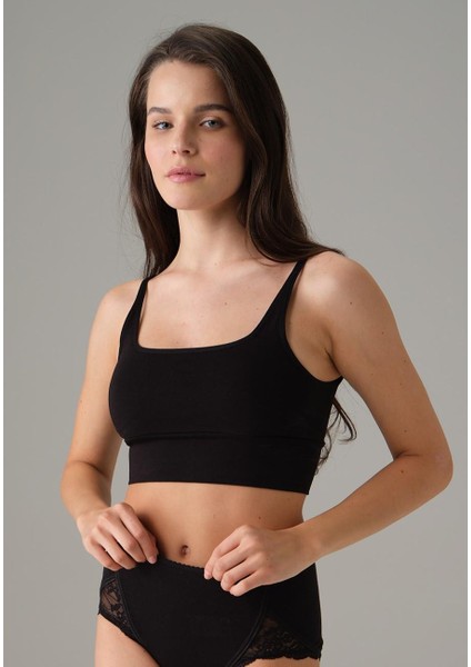 Kadın Ince Askılı Kaplı Spor Sütyen 5562